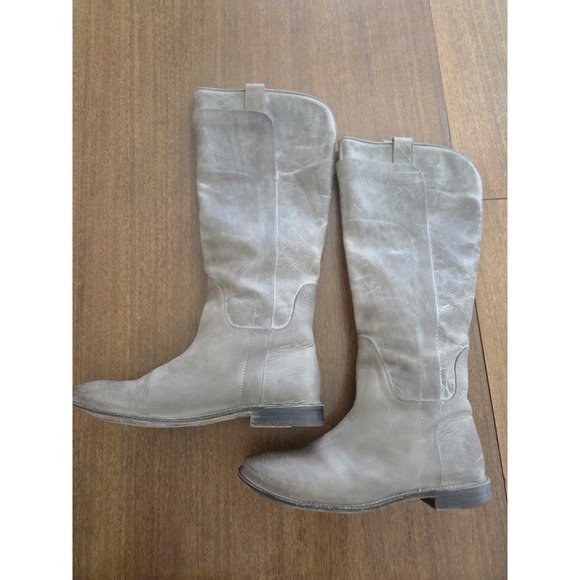 Frye Tall Paige Boots Womens 8.5 B‎ Gray - Picture 7 of 16